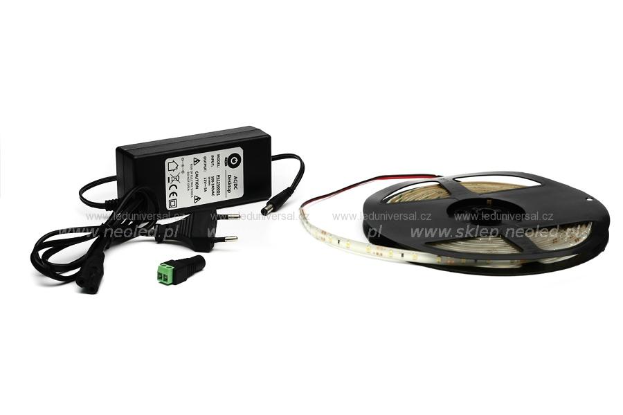 SESTAVA LED pásek Neoled 5 m 4,8W/1m SMD 3528 IP63 + napájecí zdroj