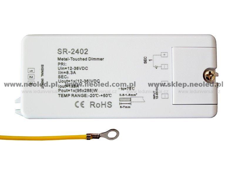 LED dotykový vypínač s funkcí stmívání SR-2402