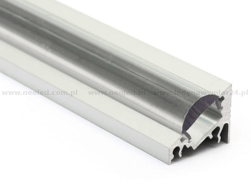 T0PMET LED CORNER10 profil anodovaný stříbrný kryt čočka 60º