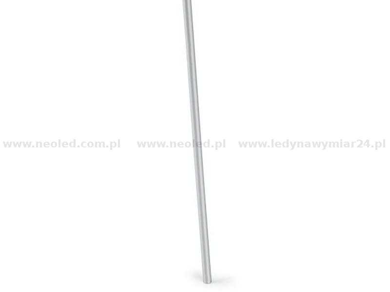 Stříbrná tyč FI-3-ALU pro upevnění LED profilu 1m,2m