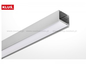Klus profil IKON LED pro výrobu svítidel transparentní kryt