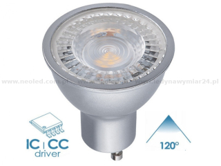 Kanlux PRO LED žárovka GU10 7W 530lm 120° bílá teplá