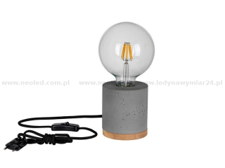 BRITOP CESAR 88991174 stolní lampa dub olejovaný/beton E27