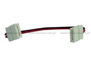 Konektor pro spojení LED pásků "vsouvací" 3528/PLCC2 uzavřený kabel 15cm