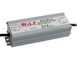 GLP napájecí zdroj  GLG-60-12, 12V, 5A IP67 60W
