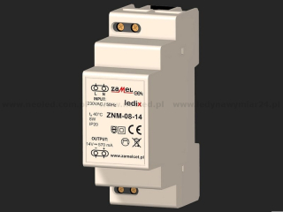 Zamel ledix  ZNM-08-14 instalační zdroj modulový  8W 14 V DC