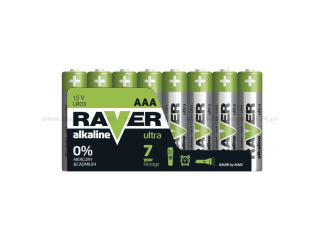 RAVER ULTRA B79118 baterie AAA alkalické 