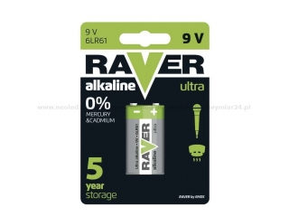 RAVER  ULTRA B7951 baterie  9V alkalická 