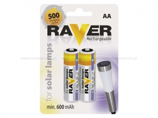 RAVER  baterie AA dobíjecí pro solární lampy     