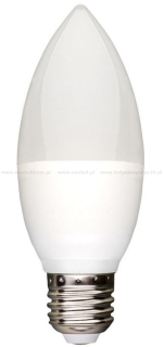 spectrum žárovka svíčka  LED SMD 6W  E27 500lm bílá studená