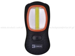 EMOS ruční svítilna 3W LED COB + 3× LED 5 mm P3883 