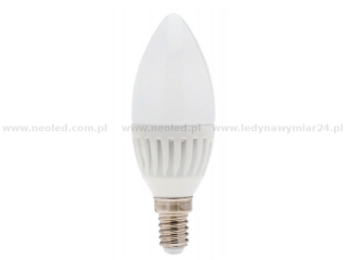 KOBI žárovka svíčka LED E14 7W 600lm bílá teplá