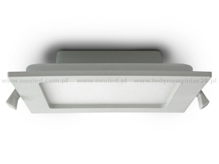 Neoled DELTA LED zápustné svítidlo čtvercové 12W 800lm bílá teplá