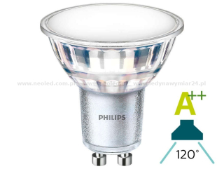 Philips CorePro LEDspot MV GU10 830 120D 3000K 5W 104lm/W 520lm bílá teplá