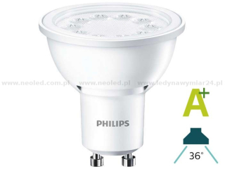 Philips CorePro LEDspotMV 5-50W GU10 830 36D 4000K 380lm bílá neutrální
