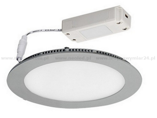Kanlux ROUNDA LED zápustné svítidlo 23W 1460lm barva stříbrná