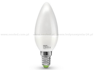 BRILUM žárovka svíčka LED E14 6W 400lm bílá neutrální