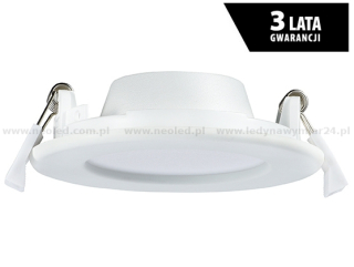 NeoLED DELTA LED zápustné svítidlo kulaté 6W 430lm bílá neutrální