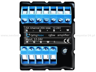 blebox ampBox zesilovač signálu LED RGBW 12-24V DC 480W