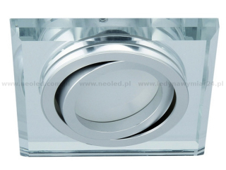 Kanlux MORTA CT-DTL50-SR bodové čtvercové svítidlo stříbrné,stříbrný prsten