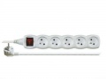 EMOS P1512 prodlužovací  kabel s vypínačem 5 zásuvek 2m bílý