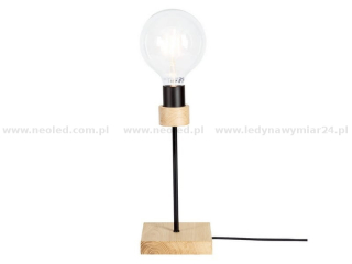 BRITOP CHANDELLE 84149174 stolní lampa dub olejovaný/černá barva E27