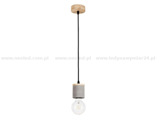 BRITOP CESAR 1899174 závěsná lampa dub olejovaný/beton E27