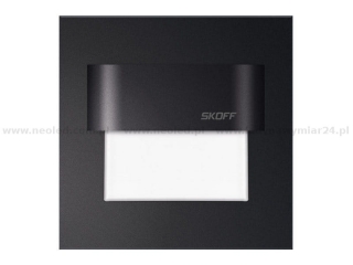 SKOFF TANGO schodišťové svítidlo černý mat 0,8W 6500K 10V IP20