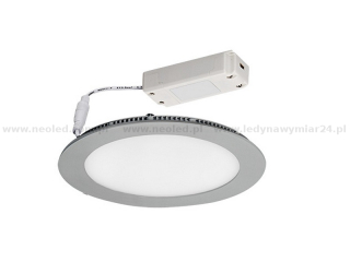 Kanlux ROUNDA LED zápustné svítidlo 13W 830lm barva stříbrná